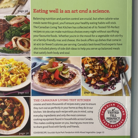 Canadian Living 400-Calorie Dinners Cook Book - Picture 3 of 4